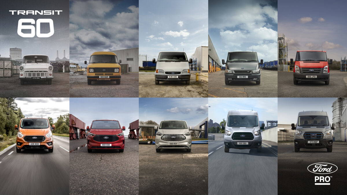 Šesť dekád histórie, milióny zákazníkov a neprekonaná všestrannosť. Ford Transit je aj po 60 rokoch neohrozený kráľ dodávok.